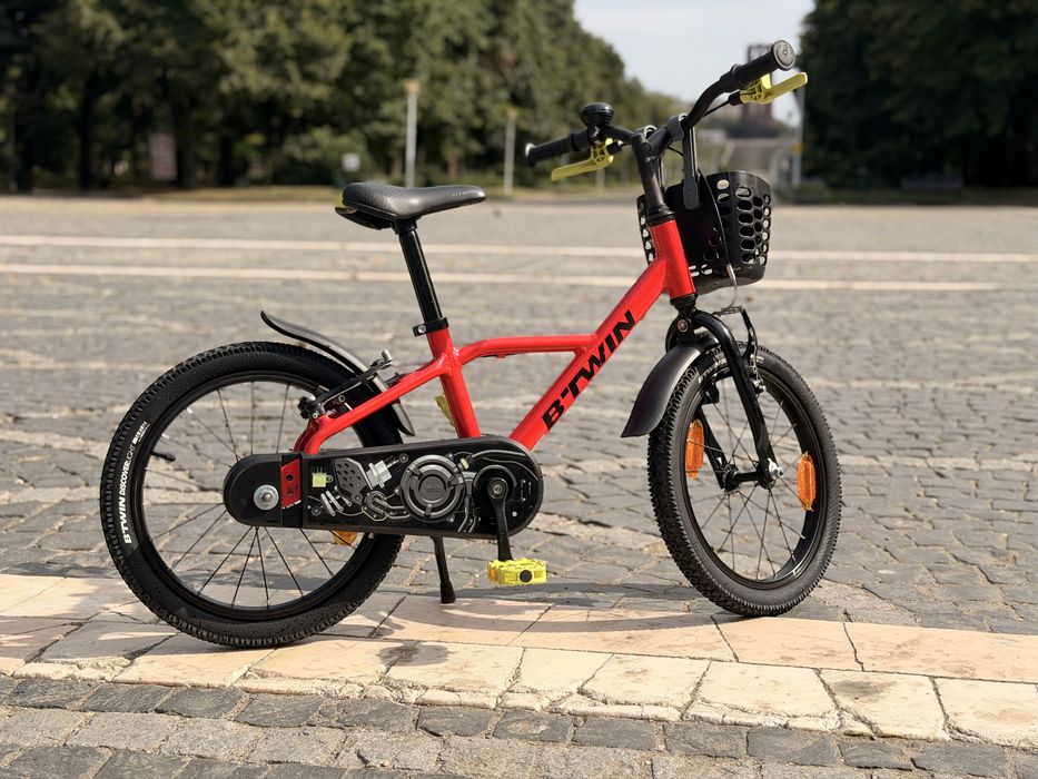 Bicicleta 16” BTWIN aluminiu copii ultra usoara racing 900