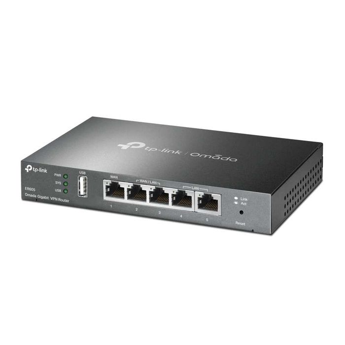 TP-Link Omada ER605 V2 – нов Gigabit Multi-WAN VPN рутер.