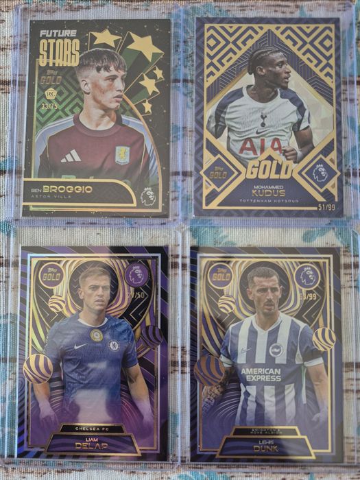 Topps Gold EPL 25/26 - Chase cards Update 17.04