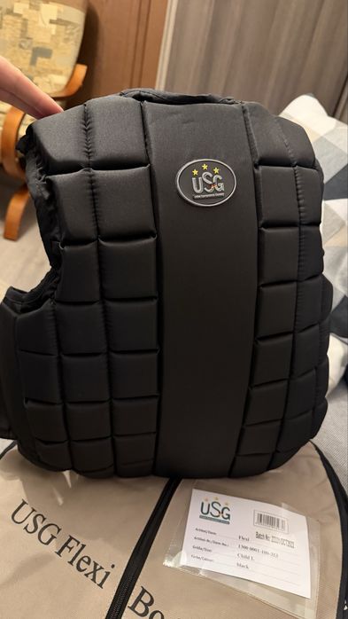 Vestă de protecție echitație copii USG Flexi – mărimea L, stare foarte bună