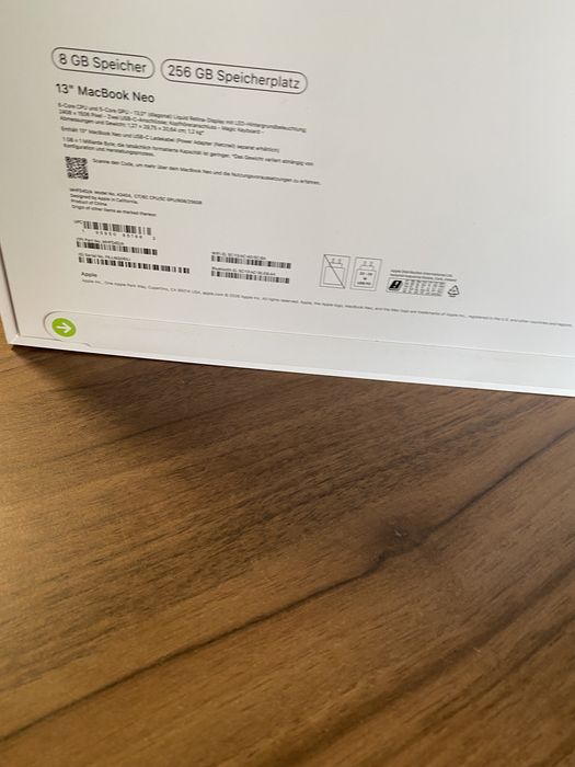 MacBook Neo 15 A18 Pro, 256 GB, 8 GB RAM, Citrus, Sigilat, Cod produs: 0RXJ