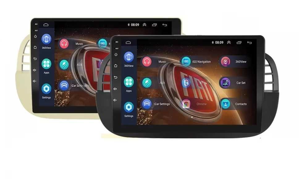 Navigatie Fiat 500 ( 2007 - 2015 ) Noua Garantie Camera Marsarier