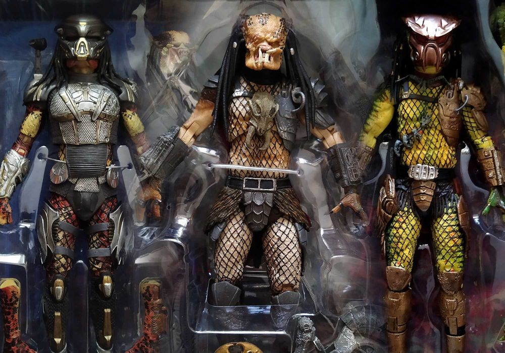 Екшън фигури NECA Ultimate Fugitive/Ahab/Golden Angel Predator