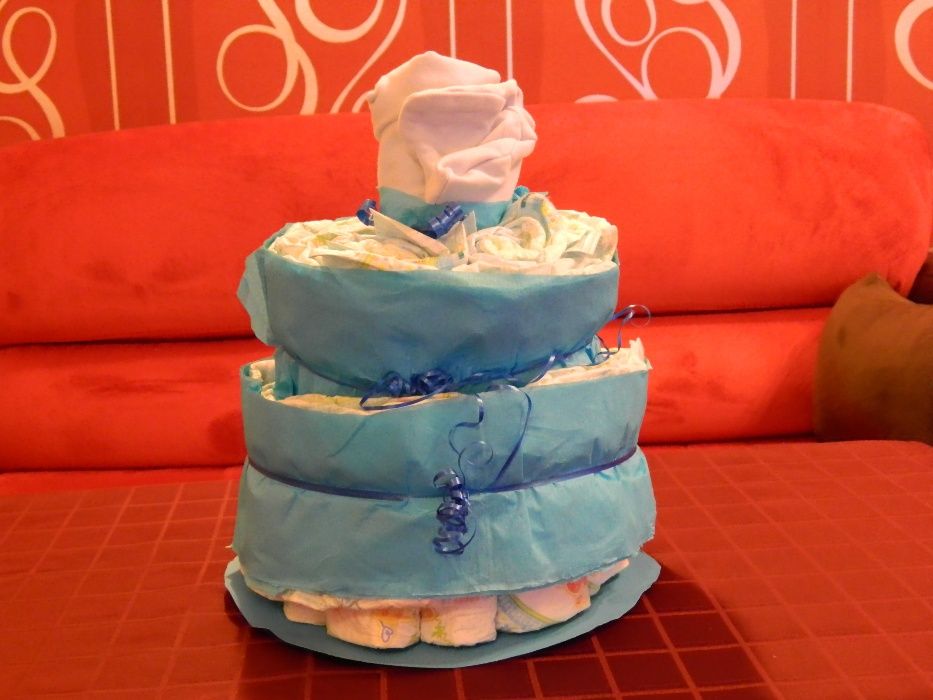 Торта от памперси за бебе