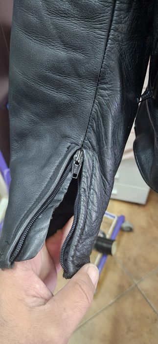 Geaca moto din piele 42