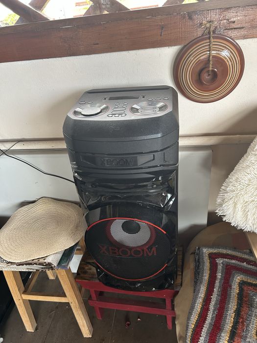Sistem audio LG XBOOM RNC5, Karaoke, Wireless Party Link, Double Bass-Boost, Negru