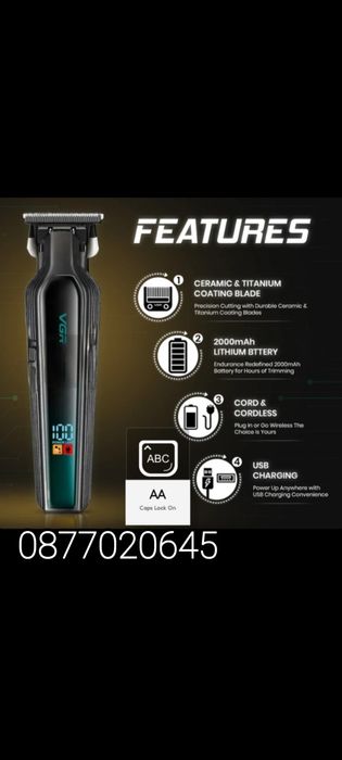 Професионална машинка за подстригване VGR V-930