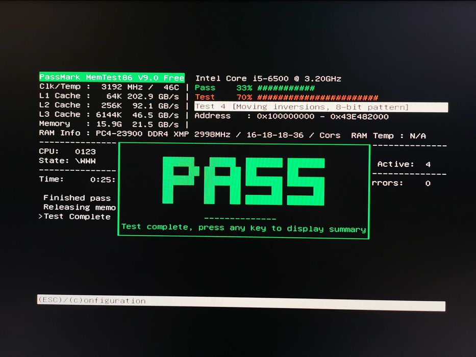 Corsair Vengeance LPX DDR4 рам памет 4GB 3000MHz
