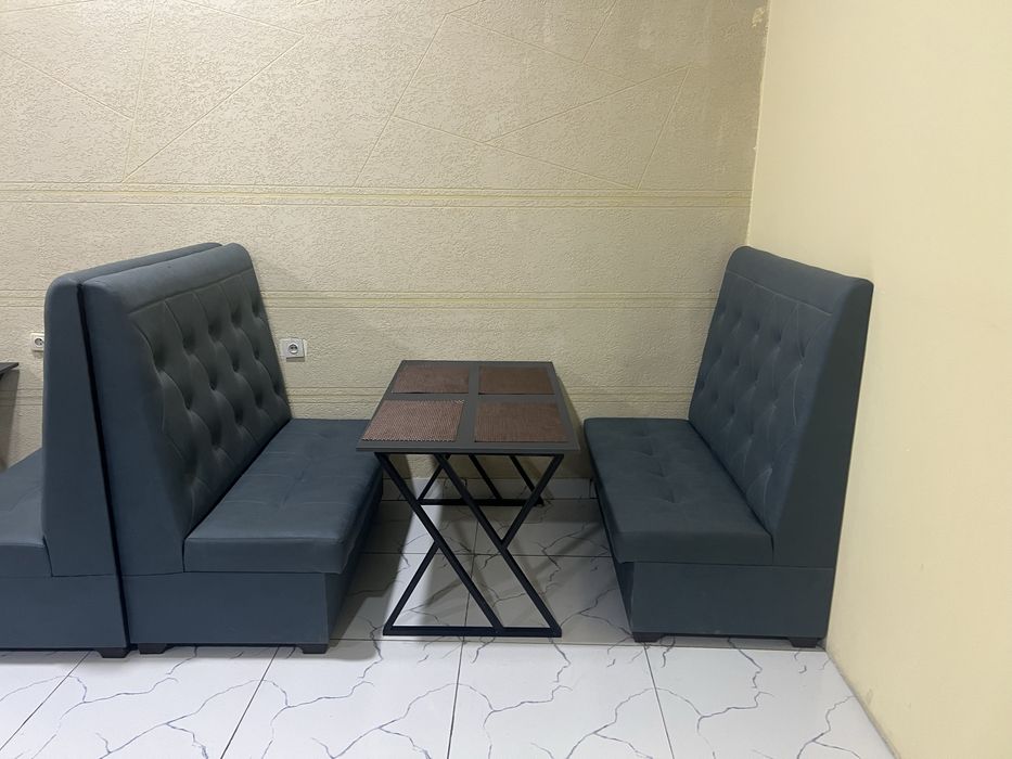 Мягкая мебель (диван и стол)