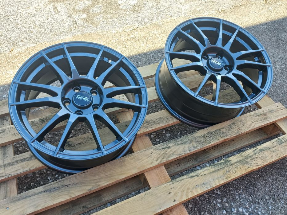 18"O.Z 5x114.3 Matt Gunmetal 8ж ет40 Honda Mitsubushi Dacia Renault Nissan Чисто Нови.