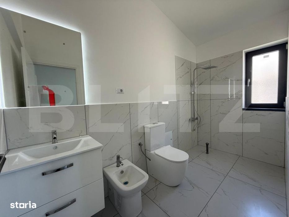 Casa pe parter cu un design deosebit, zona nordica / Simnicul de Jos