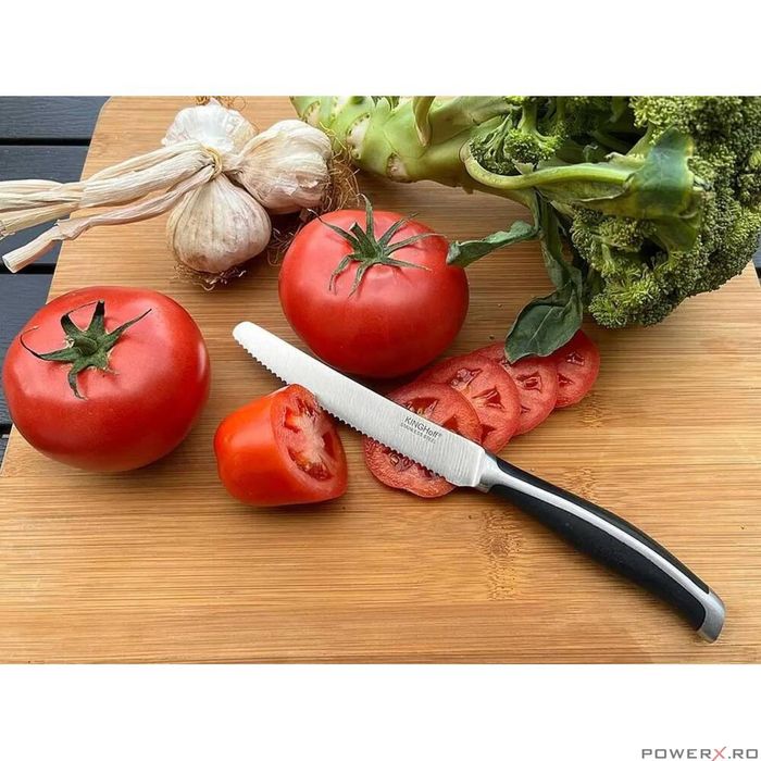 Cutit de bucatarie zimtat, 13,5-24 cm, Kinghoff