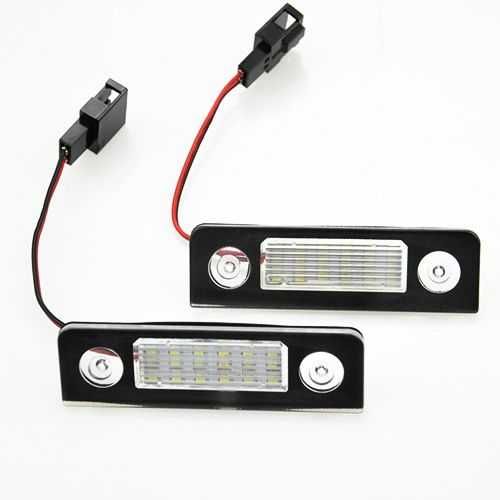 Lampi numar dedicate full led leduri Skoda Octavia 2 facelift