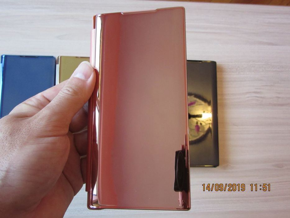 Samsung Galaxy S10 S10e Note 10 A80 A70 A40/CLEAR VIEW Огледален калъф