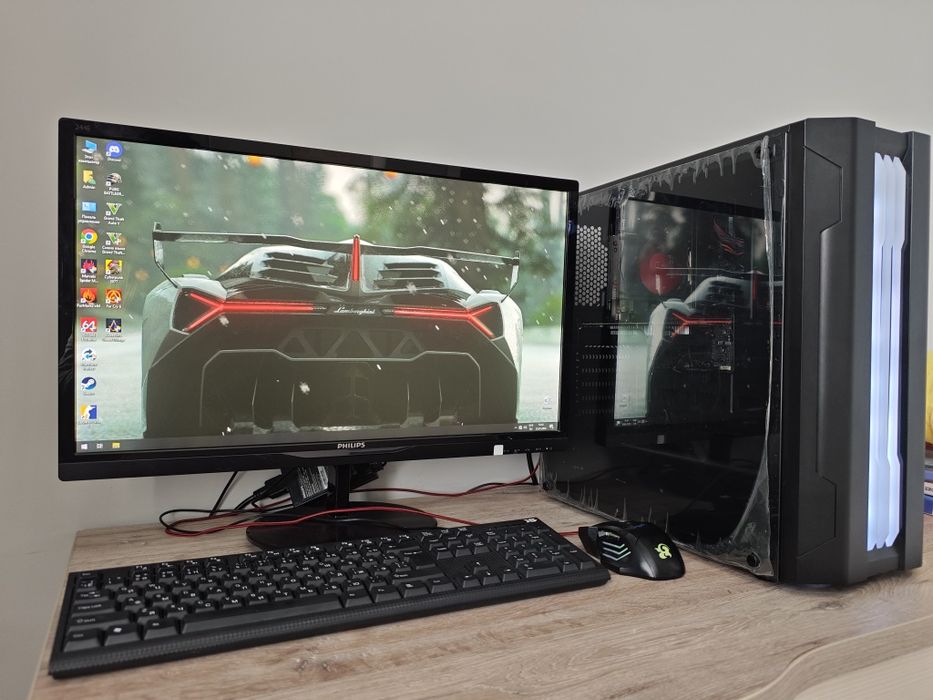 Хороший игровой компьютер Core i5 10400f, GTX 1050Ti 4Gb, ОЗУ 16Gb, SS