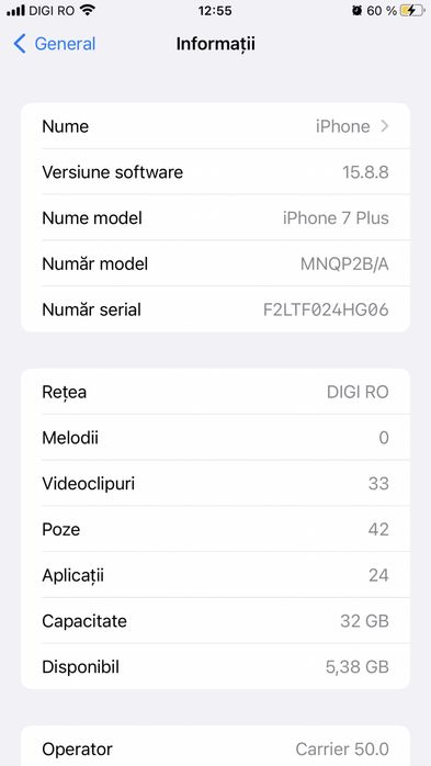 Iphone 7 plus alb