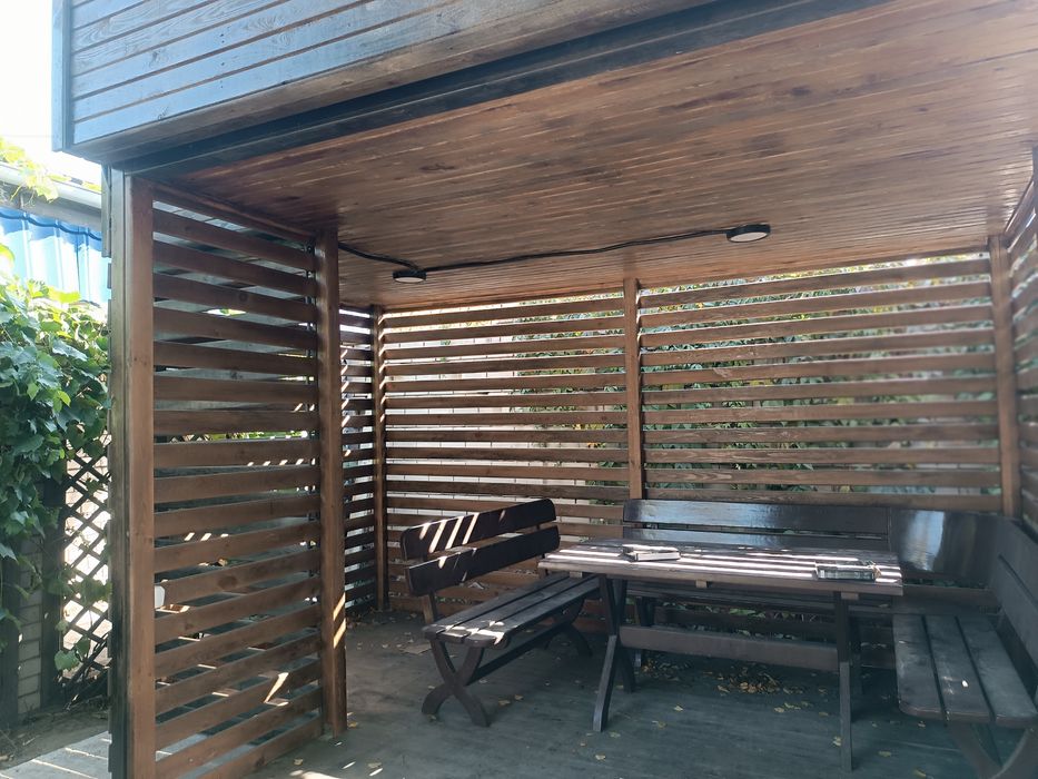 Беседки- тапчаны из дерева