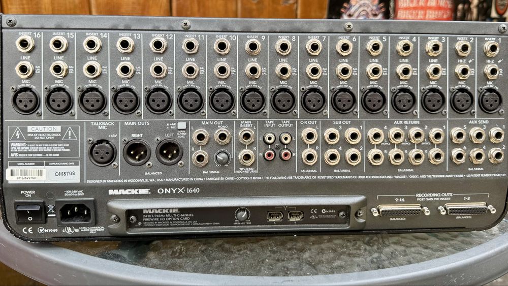 Mixer audio MACKIE ONYX 1640
