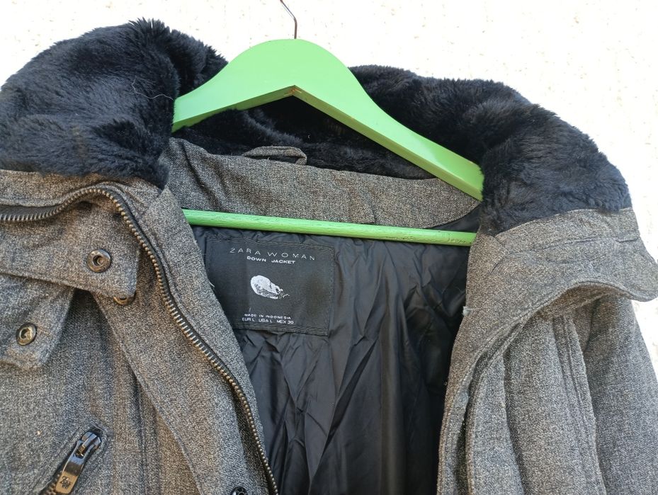 Zara Down яке с пух M - 25 лв