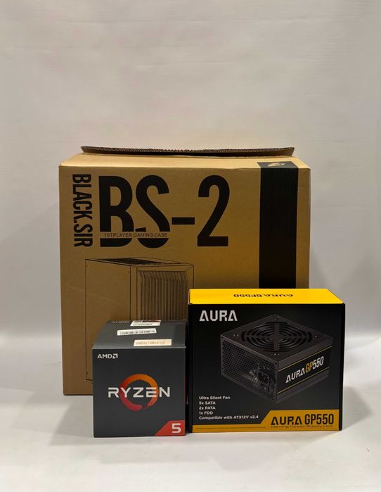 Геймърски компютър AMD Ryzen 5 2600, RTX 2060 6GB, 16GB ram