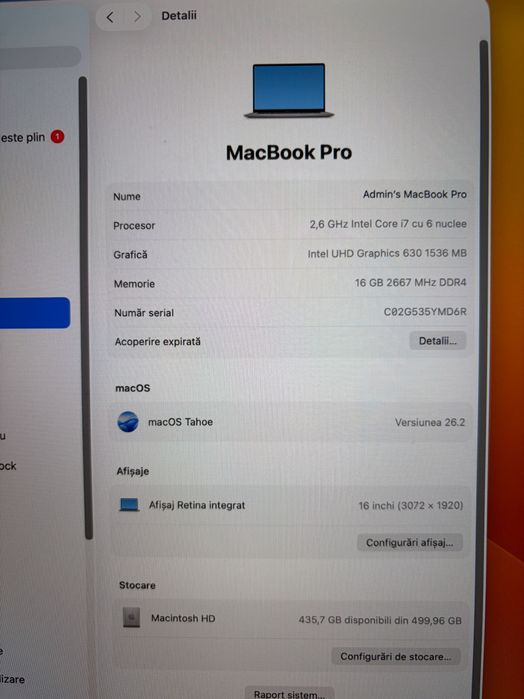 MacBook Pro 16-inch 2019