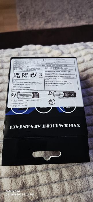 Becuri led auto H7 set - 2 buc