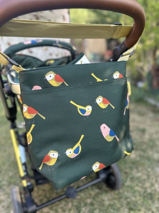 Cosatto Бебешка количка Giggle Trail 3в1 Birdland с чанта и чувал