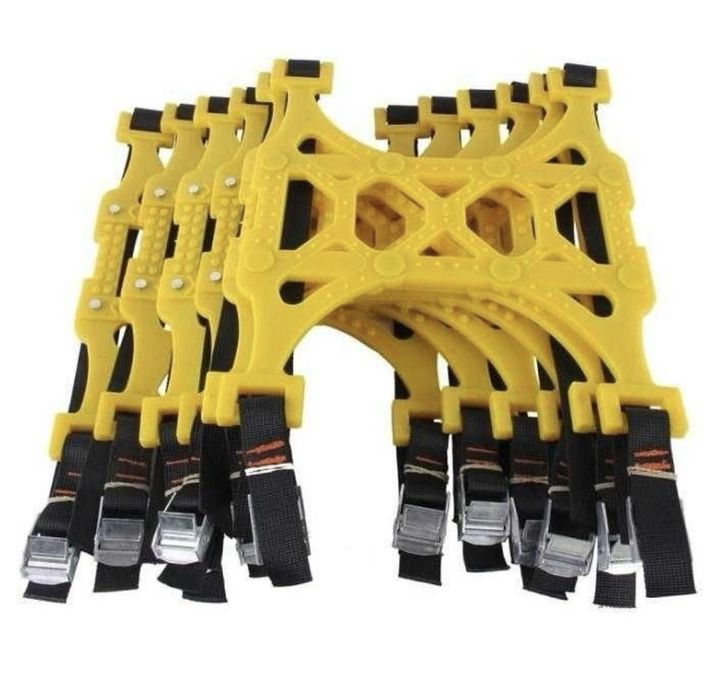 Висококачествени ПВЦ  Вериги За Сняг, 14" - 19" цола, 6 броя +ръкавици