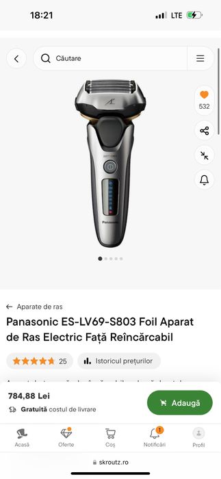 Aparat ras Panasonic Arc 5