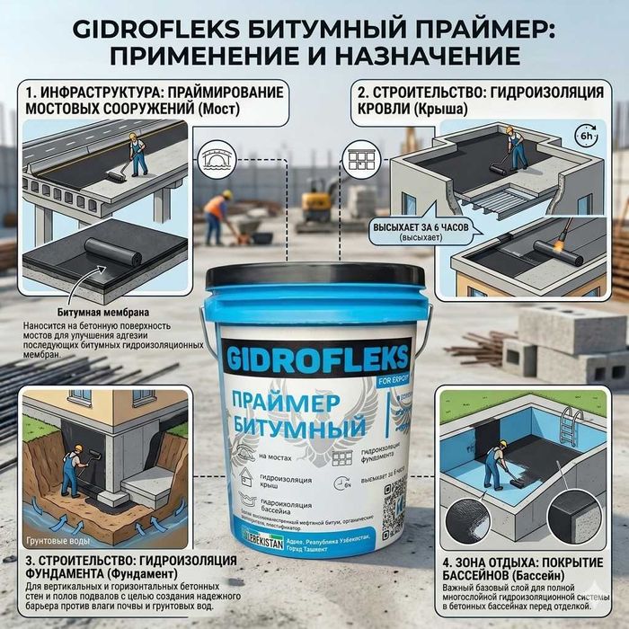 Праймер битумный, ,бруто, праймер, изорол, izoroll, mastika,