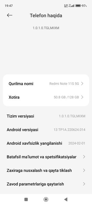 Redmi Note 11S 5G Pro