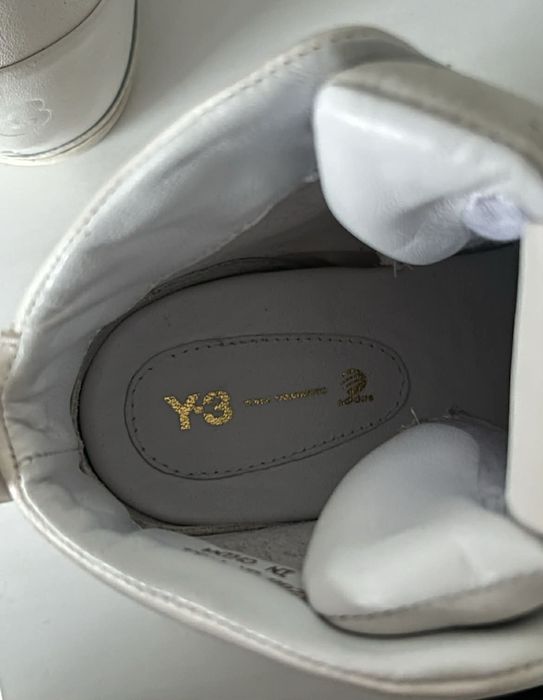 Y-3 Yohji Yamamoto обувки от естествена кожа