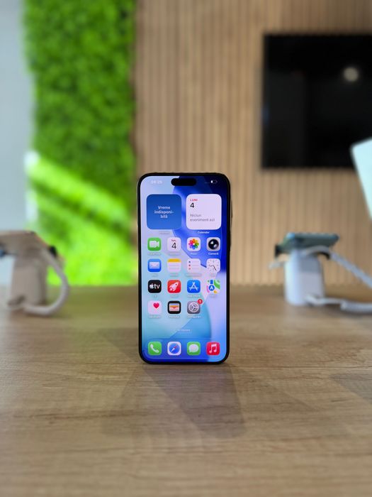 **ATSGSM.RO** iPhone 15 Pro Max 256Gb Blue/Baterie100%/Fact+Gar 12 luni