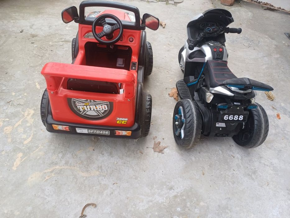 Детски електрически мотор и джип