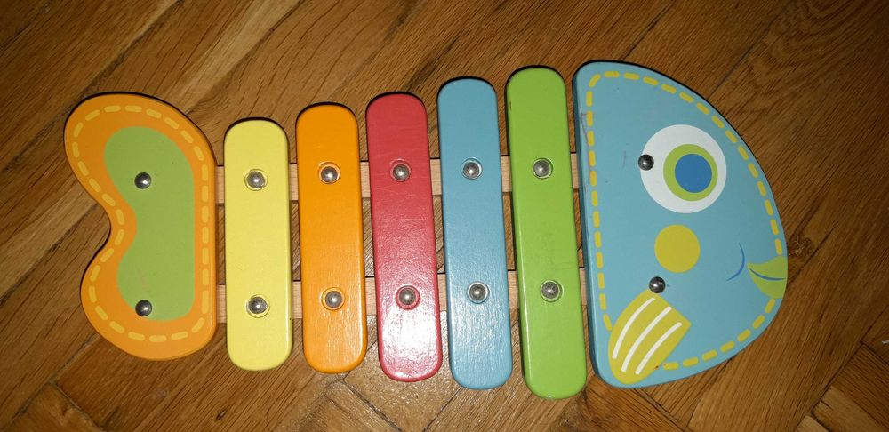 Дървен ксилофон за деца