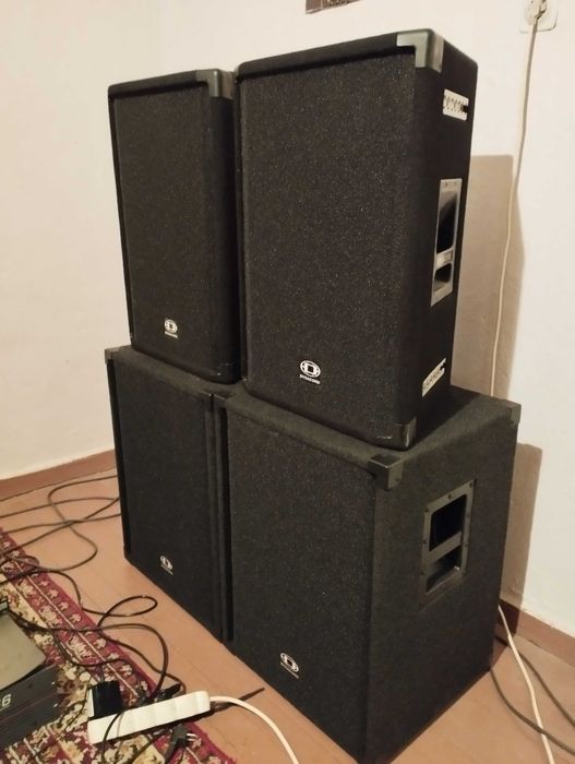 Тонколони 12" и 15" стъпало и кросоувър