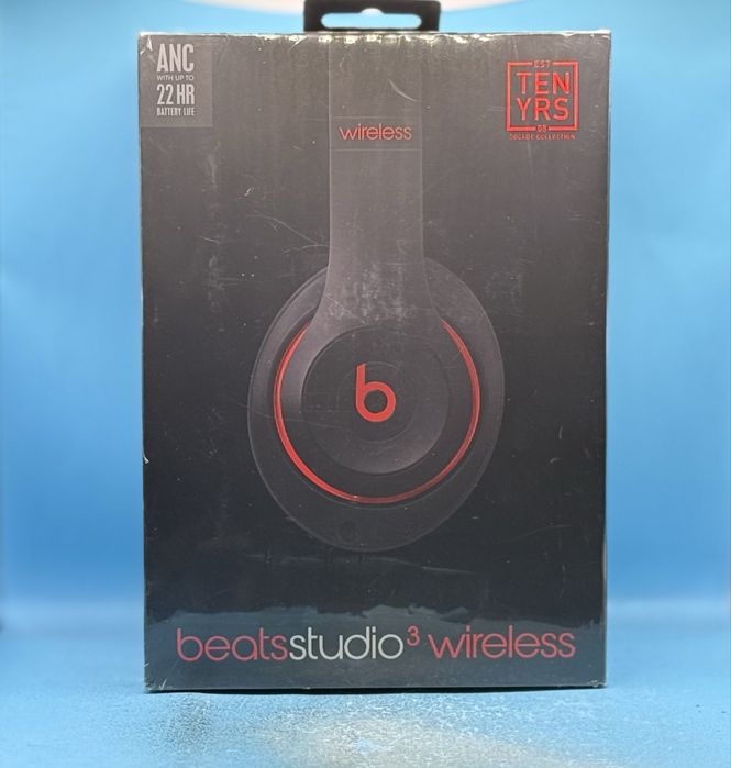 НОВО!!! Beats Studio³ Wireless ANC, Defiant Black-Red