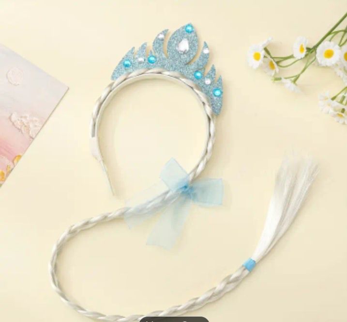 Рокли на Елза и Ана от Замръзналото кралство + Диадема плитка и жезъл!