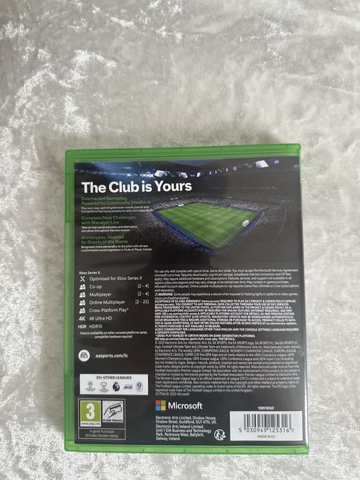 Продам игровой диск с FIFA 26 для хбокс