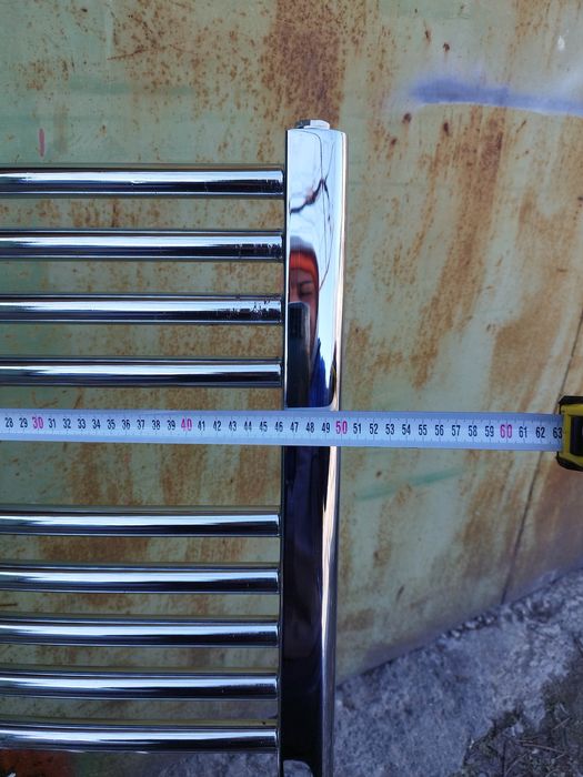 Лира за баня стоманена хром