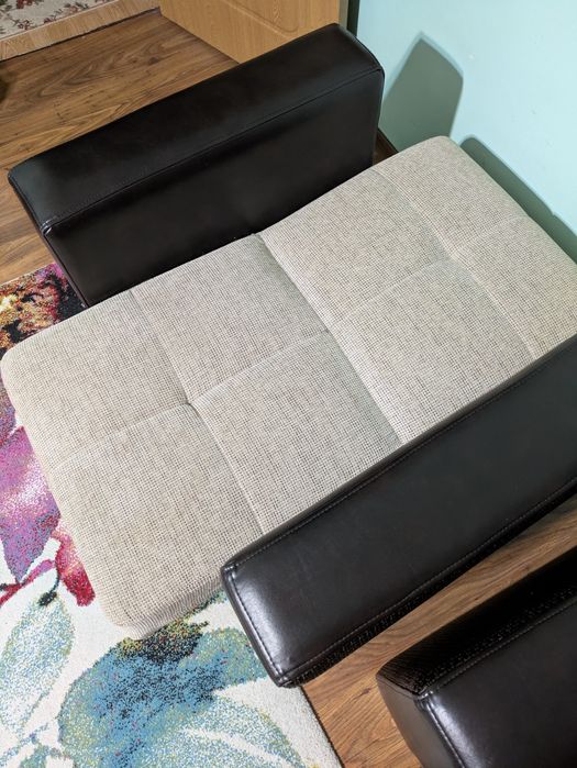 Fotoliu extensibil cu lada de depozitare