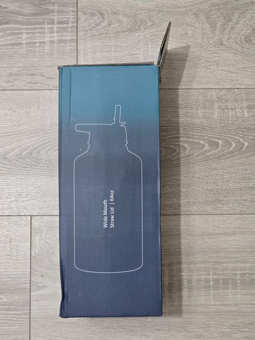 Sticlă Iron Flask Sports Water Bottle 64 oz – 1,9L, inox, termos – Albastră
