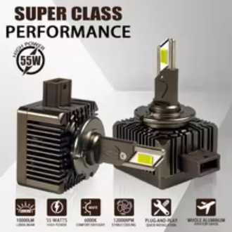 Комплект  LED крушки D1S +800 %