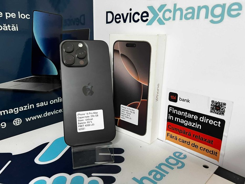 iPhone 16 Pro Max 256 GB * Garantie *Buy Back * deviceXchange