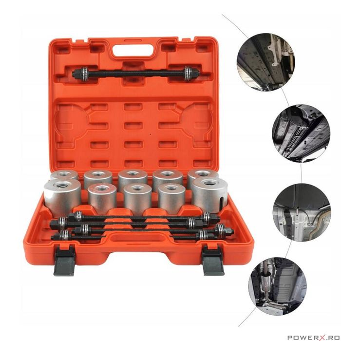 Trusa extractoare, de extragere rulment 27 piese, Verke