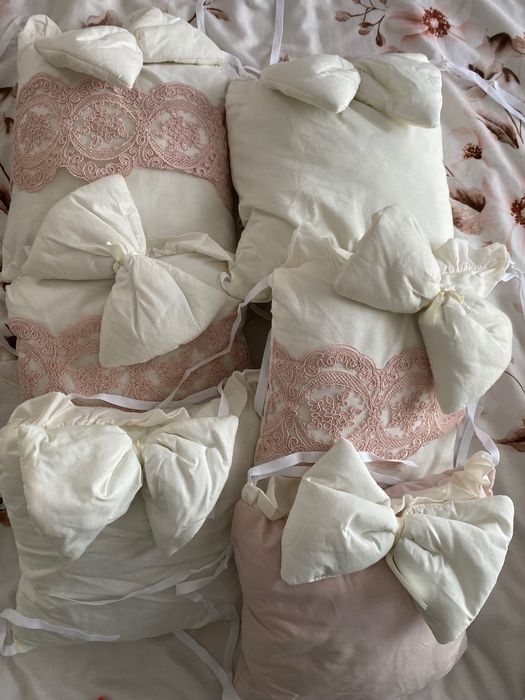 Pătuț bebe lemn alb 120x60