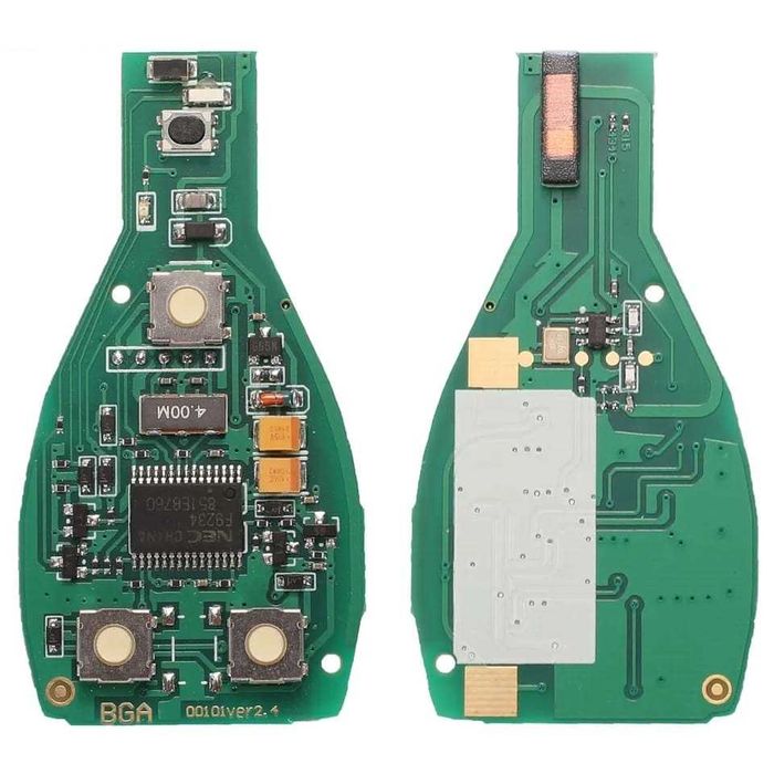 Cheie completa Mercedes Benz  Suportă NEC și BGA 433,92MHz 3 butoane