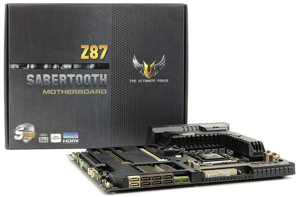 Дъно Дънна платка ASUS SABERTOOTH Z87 1150 DDR3 Overclock