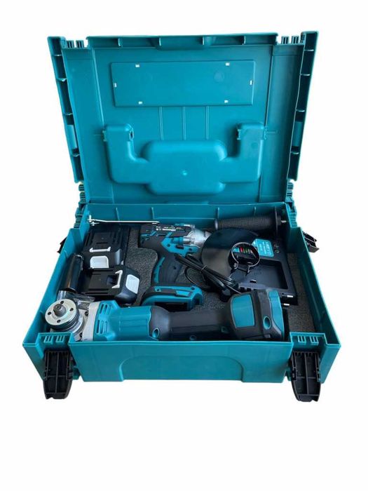 Акумулаторен ударен винтоверт и безчетков ъглошлайф /36V, 8Ah/