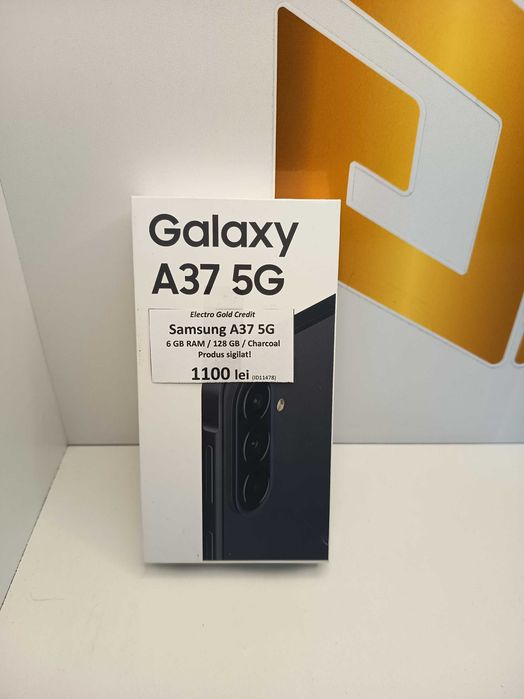 Samsung A37 5G 6GB RAM/128GB/Awesome Charcoal/Produs sigilat! ID11478